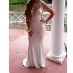 White Prom dress